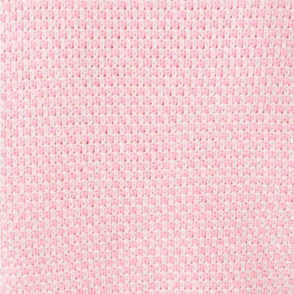 Lilly Pulitzer Cavan Cardigan Woven Knit Red Pink Gold Buttons Pockets Size M - Picture 4 of 11